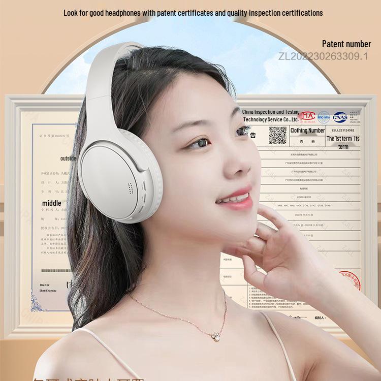 Беспроводные накладные Bluetooth-наушники с аккумулятором на 200 часов, шумоподавлением и функциями для игр, для использования со спортивными устройствами, мобильным телефоном и компьютером