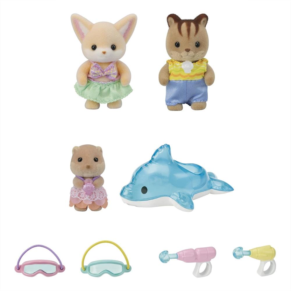 Sylvanian Families House [Дружественный детский набор -Игры с водой-] Сертификация S-75 ST Mark для детей от 3 лет и старше Игрушечный кукольный домик Sylvanian Families EPOCH