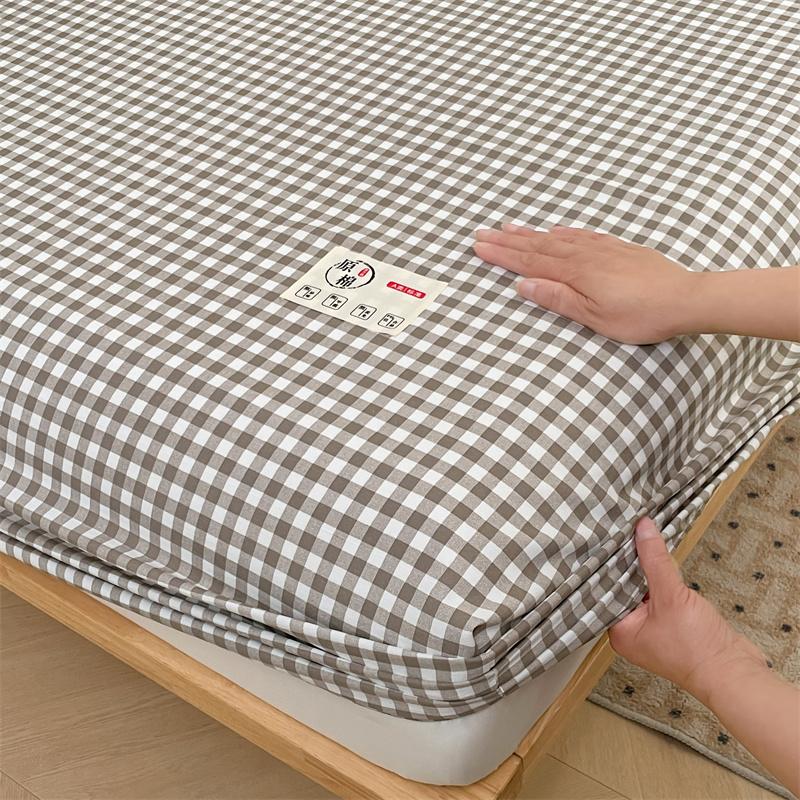 Однослойная простыня на подкладке из стираного хлопка и льна типа A Защитная простыня для матраса Simmons(Не включать наволочки)