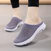 Сетчатые женские туфли на плоской подошве Кроссовки на платформе Ортопедические туфли на плоской подошве Сандалии с подушечками Тапочки для ходьбы Женские шлепанцы Zapatos