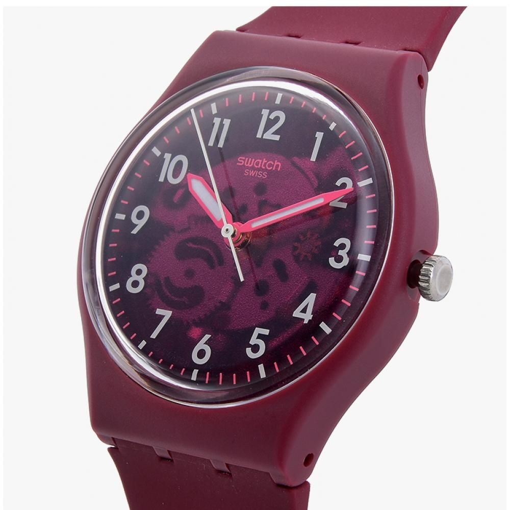 Swatch So28r115 Через Стекло Короны Публичные Уретановые Часы