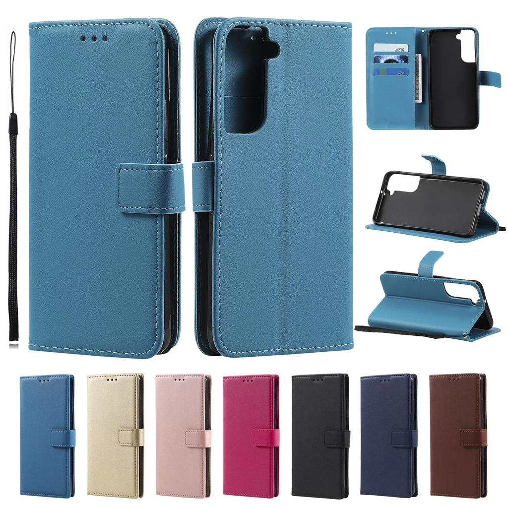 PU Leather Case For Samsung Galaxy S23 S21 S20 FE Ultra S10 Lite S10e S9 S8 Plus Note 20 10 9 8 Card Slot Funda Flip Wallet Case