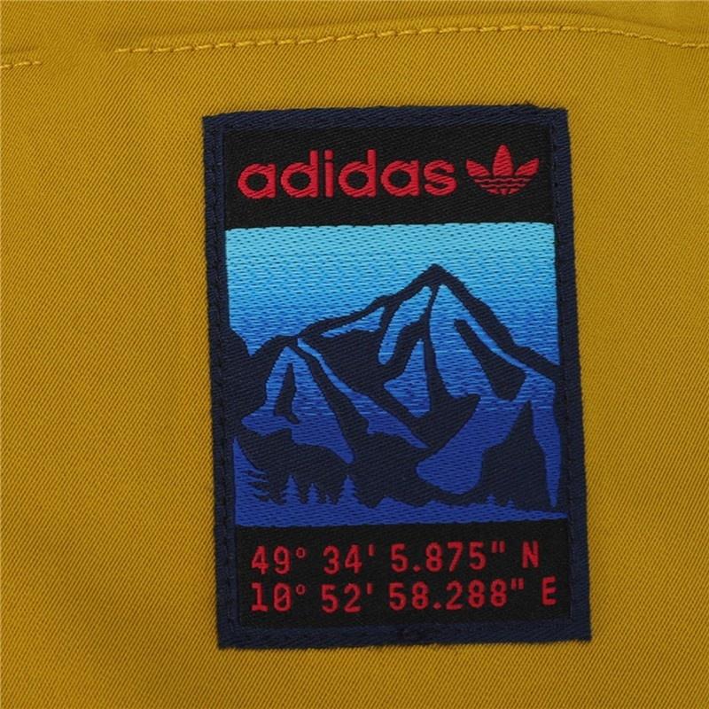 adidas Оригинальные брюки Adv Wv Colorblock для улицы с множеством карманов, спортивные штаны-карго, желтые, мужские, GV0931