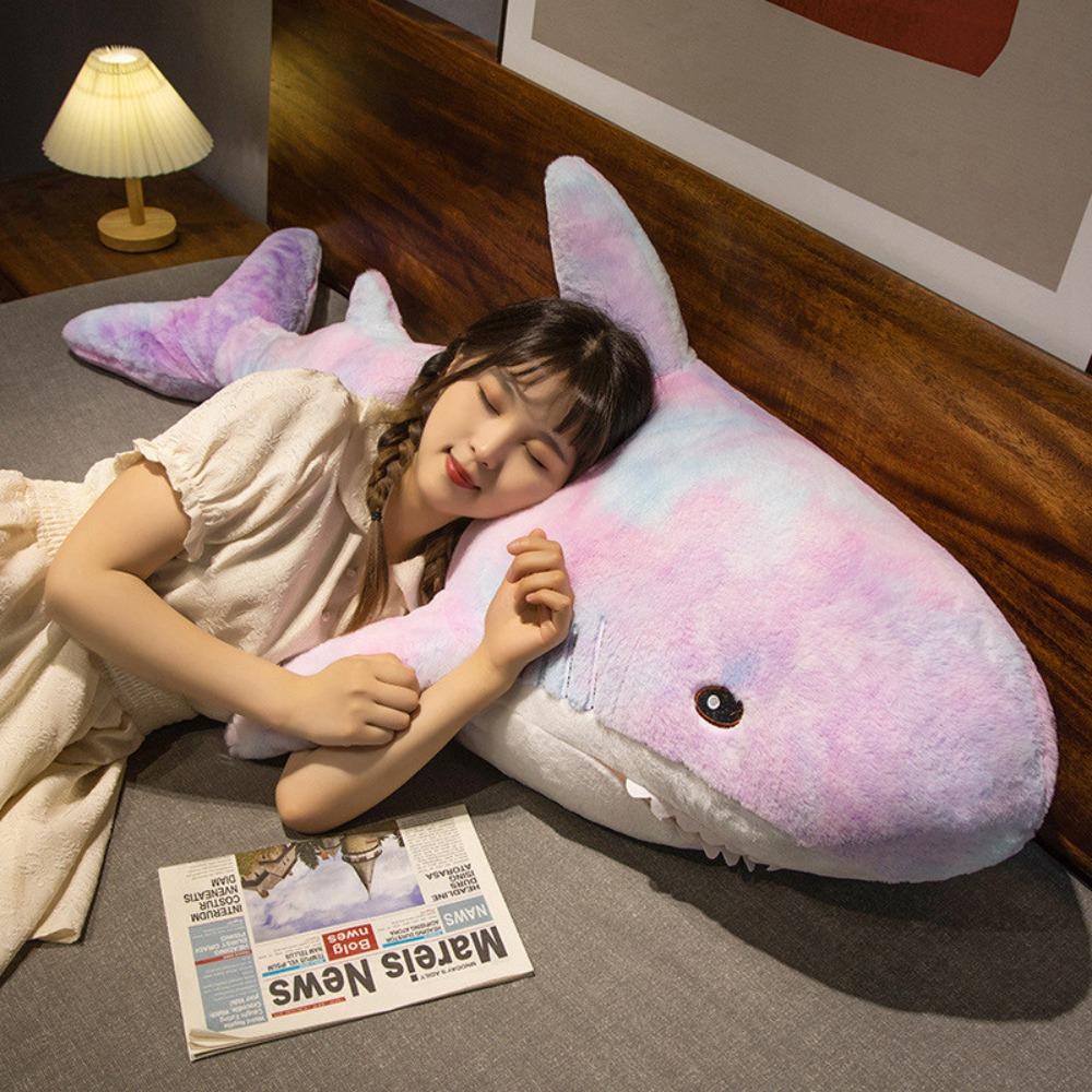 30/45/60CM Shark Stuffed Pillow Birthday Gifts Sleeping Doll Home Decoration Reading Pillow