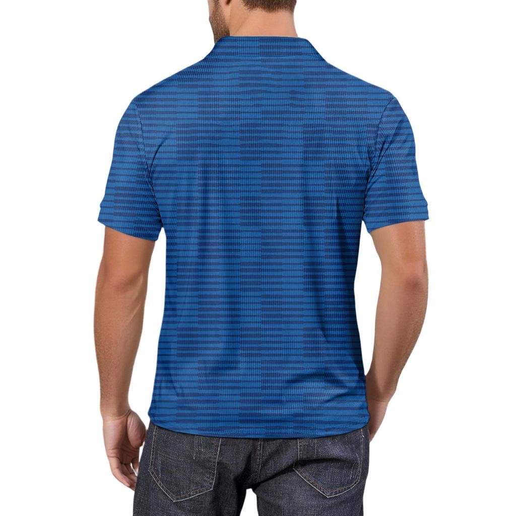 Мужская модная футболка для гольфа с коротким рукавом и V-образным вырезом