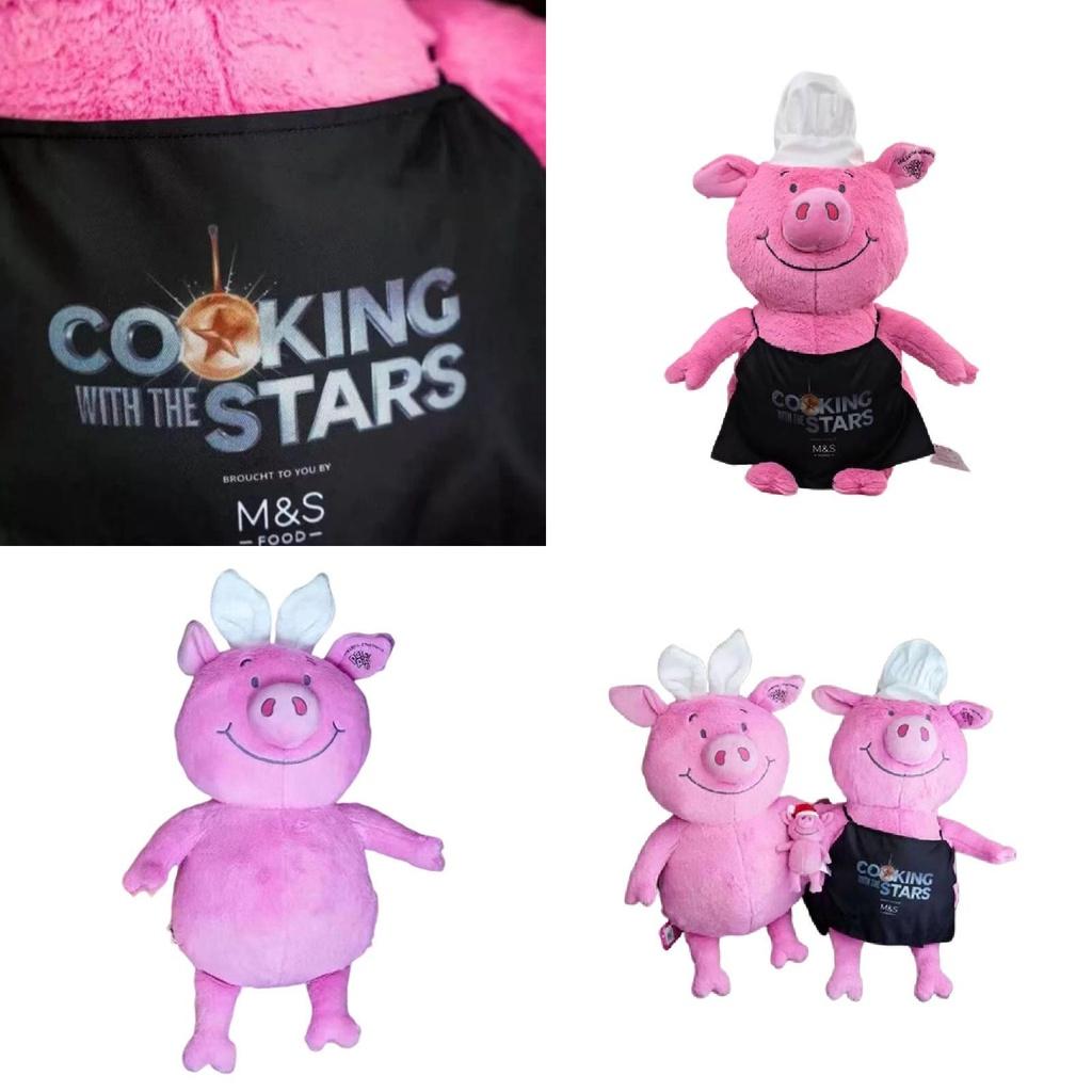 British M&s Pig Plush Toy Soft And Breathable Material