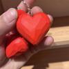 Ручная работа Деревянная Резьба Сердце Брелок Подвеска Декоры Украшение Резьба по дереву 3D Скульптура Любви DIY Брелок для сумки Аксессуары