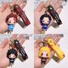 Cute Demon Slayer Keychain Tanjiro Nezuko Inosuke Figurine Gift For Backpacks