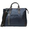 [EW] EVERWIN 21598 Japanese-Made Business Bag for Men and Women, Leather Attached, Lightweight (Navy)