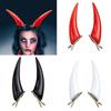 1 пара заколок для волос в готическом стиле, заколка для волос в виде рога дьявола, уникальная заколка для косплея для вечеринок на Хэллоуин и праздничных костюмов