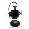 Hanging Cauldron Wax Burner Witch Caldron Pot Candle Holder Witchcraft Supplies Essential Oil Incense Aroma Diffuser Home Decor