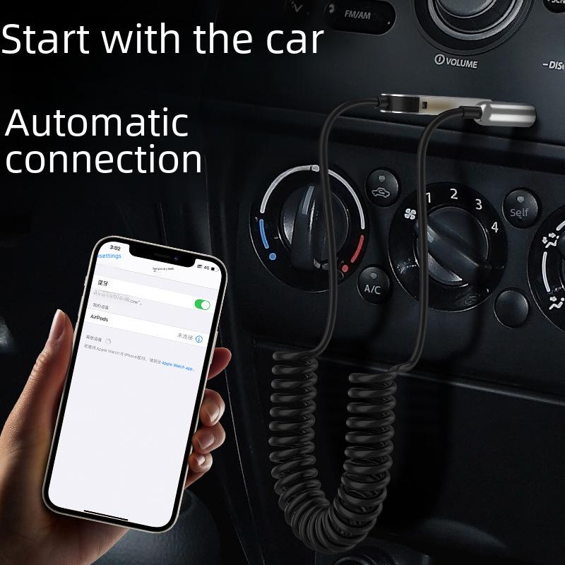 Автомобильный аудиоресивер AUX Bluetooth с функцией HD-звонков и навигацией