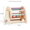 Montessori Wooden Tabletop Rolling Drum Children Coordination Toy Training