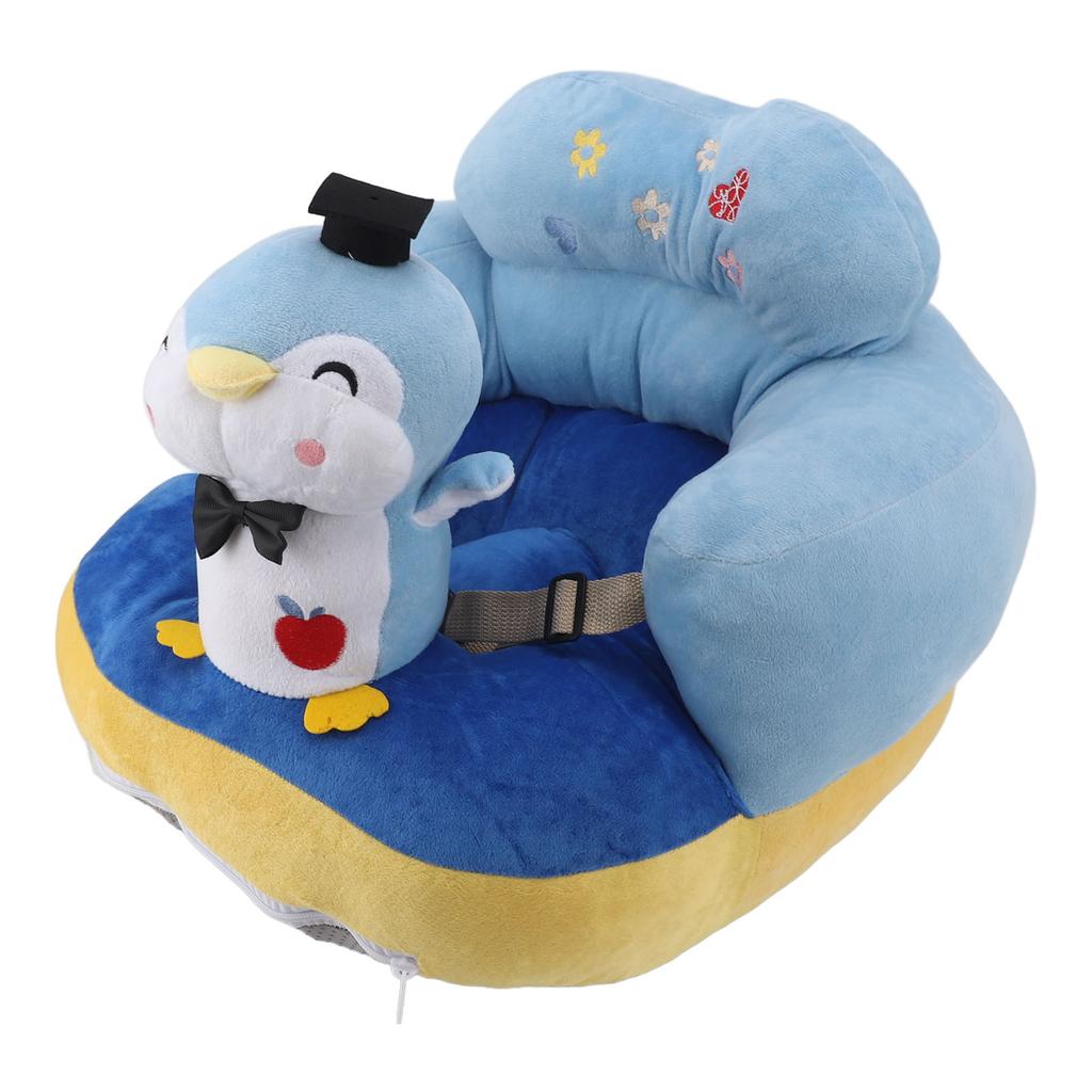 Baby Learn Sitting Support Seats Anti Fall Anti Side Turning Rechargeable Plush Baby Learning To