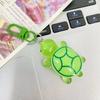 Luminous Turtle Keychain Glow in The Dark Bag Pendant Cute Tortoise Key Chain  Women Bag Decor