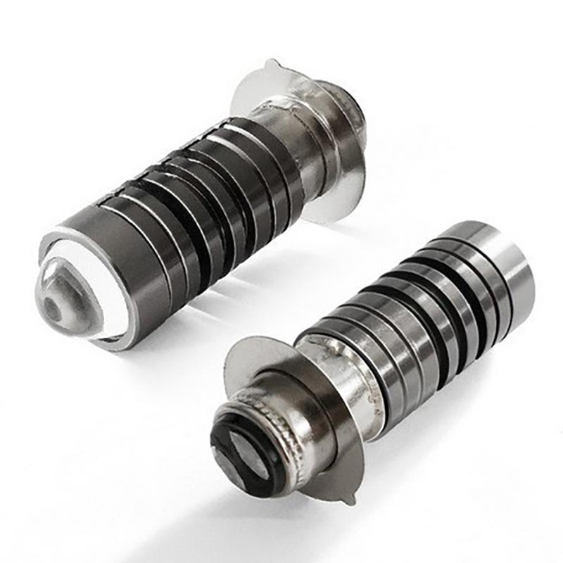 1 шт. универсальные 12 В двухцветные лампы для фар P15D H6 Px15D светодиодные фары для мотоцикла H6 для скутера и мотоцикла