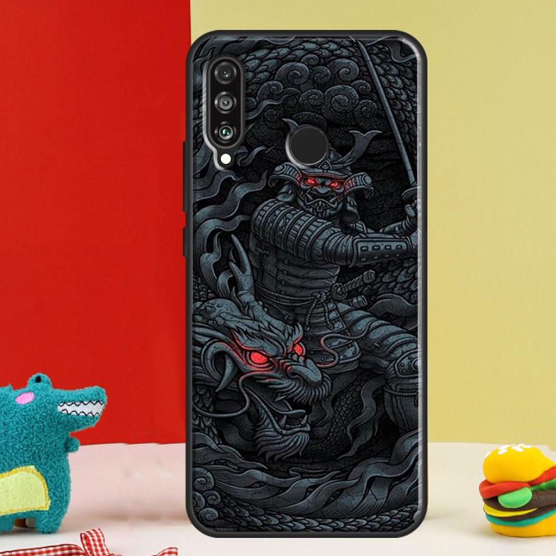 Японский стиль Самурайское искусство Для Huawei Nova Y91 Y90 Y60 Y70 Y72 Y61 9 10 SE 12i 12s 11i 5T P60 Pro P20 P30 P40 Lite Чехол