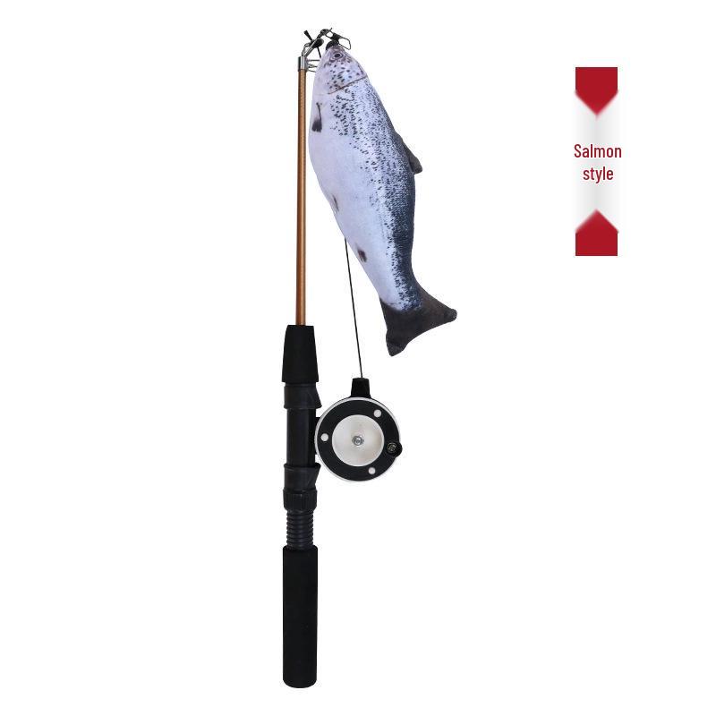 Льняная мышка-кошка дразнилка с колокольчиком - Игрушка для снятия скуки для кошек