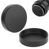2Pcs Aluminum Alloy Camera Lens Rear Cap Cover Replacement for M42 Screw Lens Mount