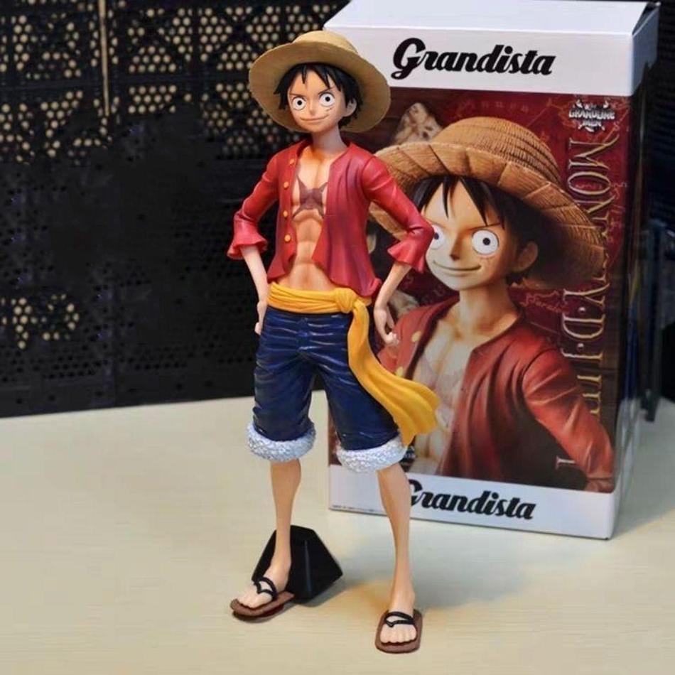 Новая аниме-фигурка One Piece 28 см, уверенный смайлик, кукла с меняющимся лицом (три формы), ПВХ, коллекционная фигурка действия, украшение, модель, игрушка