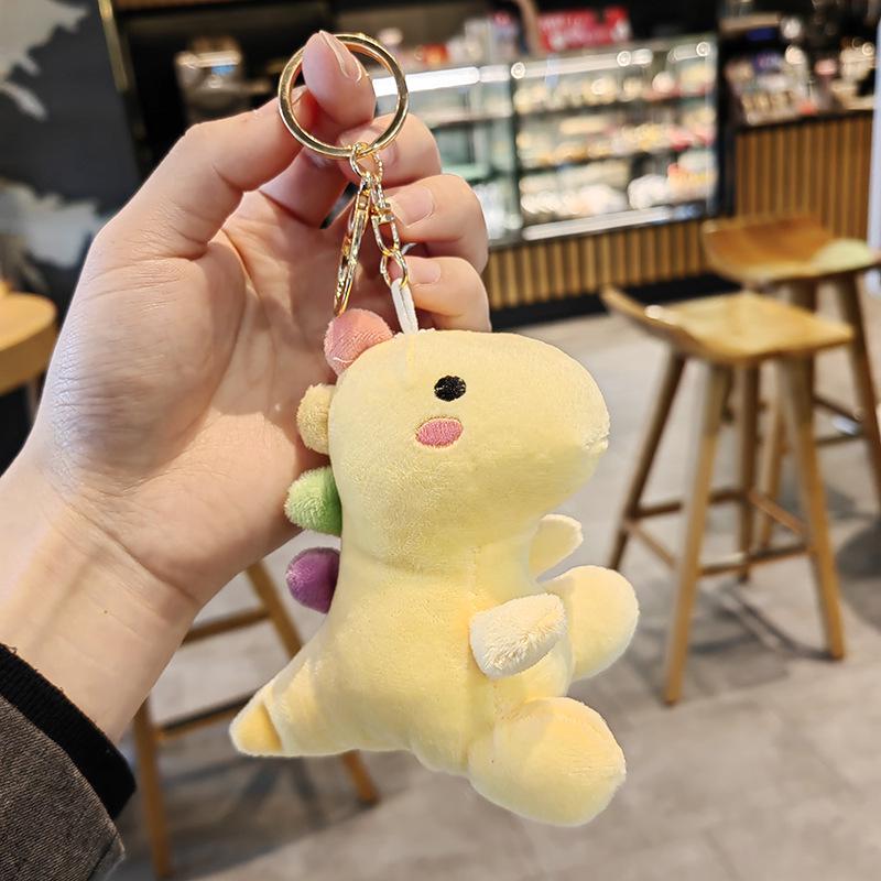 Плюшевый брелок Маленький Динозаврик - Милый кулон для сумок и рюкзаков