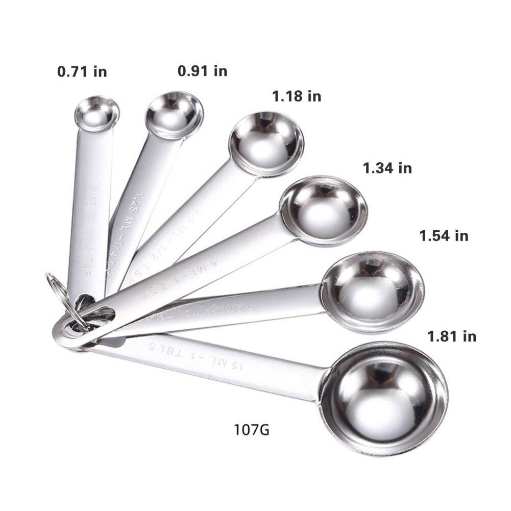 Stainless Steel Measuring Cups Spoons Set Mini Measuring Spoons