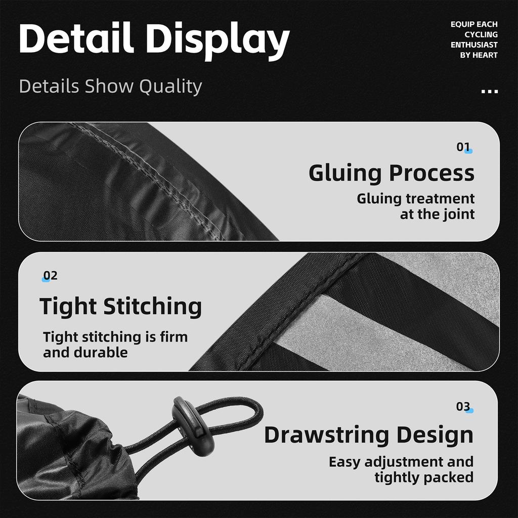 Велосипедный шлем Дождевик Светоотражающий дорожный велосипедный шлем Водонепроницаемый пылезащитный шнурок