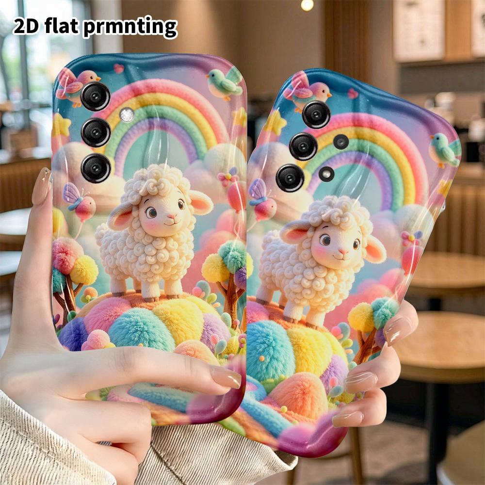 Phone Case: 2D flat, fits Samsung Galaxy A34 A35 M05 M06 S20 S22 S21 FE Plus 5G protective case, colorful, perfect holiday gift for Christmas and Hall