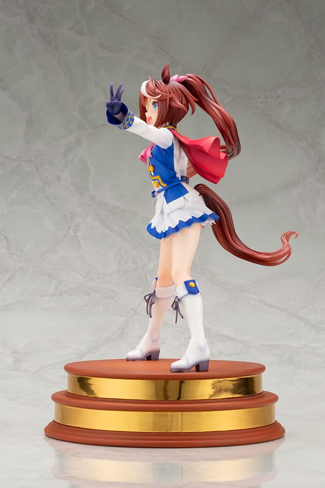 Kotobukiya Фигурка Uma Musume Pretty Derby из серии Tokai Teio выполнена в масштабе ПВХ и окрашена в готовом виде. PV047 [Мечты сбываются!] 1/7