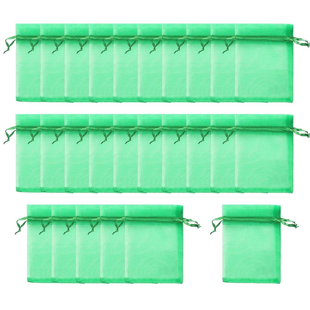 100 Pack Fruit Netting Bags 4x6 inch Fruit Protection Netting Bags Small for Strawberries Berries Mangoes Tomatoes Apples