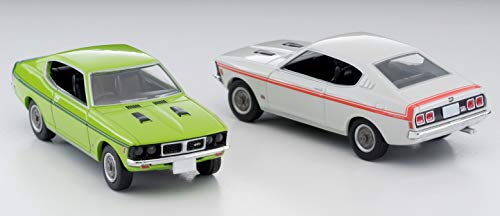 Tomytec Tomica Limited Vintage Neo 1/64 LV-N204d Mitsubishi Colt Galant GTO MR 1970 Model, Yellow-Green, Finished Model