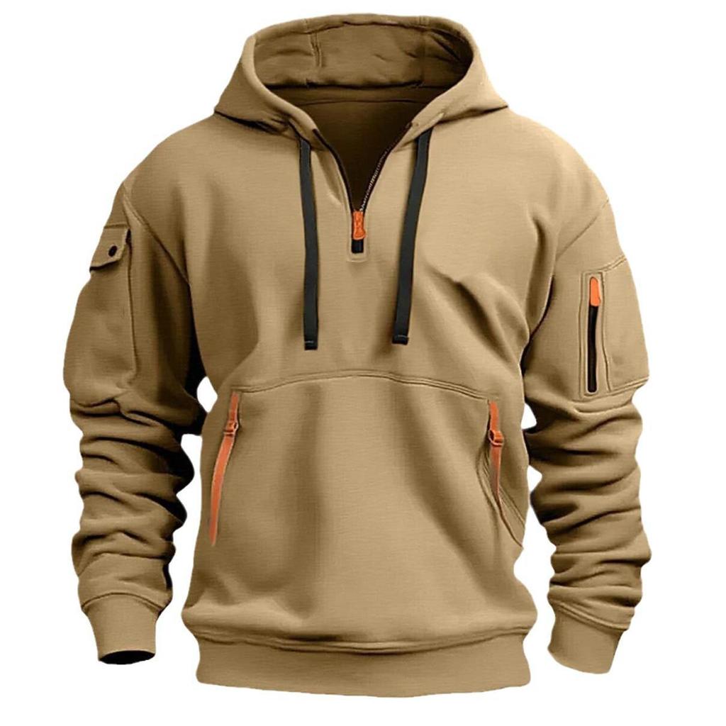 Men's European-American Spring/Autumn Fashion Sports Hoodie Jacket
