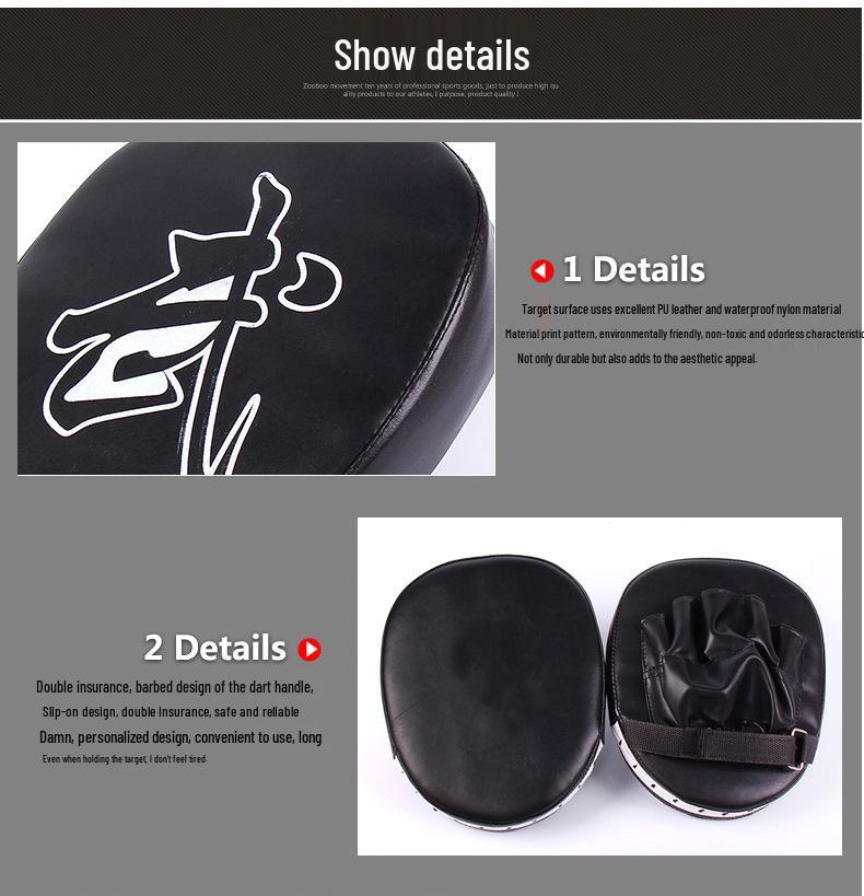 Taekwondo and Sanda Curved & Flat Hand Target for Boxing & Sparring Training