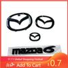 2025 Горячий Пластиковый Передний Значок Багажника Автомобиля для Mazda 6 Mazda6 Значок Рулевого Колеса 3D Наклейка на Кузов Заменяемая Задняя Наклейка для Модификации Хвоста