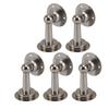 5Pcs Magnetic Door Stop Stainless Steel Easy Installation Strong Magnet Door Stopper for Office Bedroom Cabinet Hotel