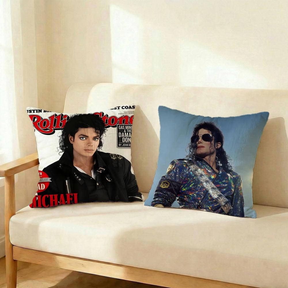 Artist Michael Jackson Cushion Cover Decorative Cushion Cushions Covers Cover Sofa 50X50 Pillow 4 Piece 45X45 40X40 Pillowcase