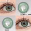 Eyeshare Colored Contact Lenses 2pcs Hybrid Eyes for Brown Iris Natural Yearly Lens 14.2mm Soft Contact Lenses