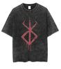 2026 Men's Hip-hop Street T-shirt GYM Large Size Hip-hop T-shirt Black Cotton Loose T-shirt Harajuku Oversized Top T-shirt