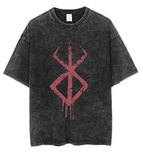 2026 Men's Hip-hop Street T-shirt GYM Large Size Hip-hop T-shirt Black Cotton Loose T-shirt Harajuku Oversized Top T-shirt