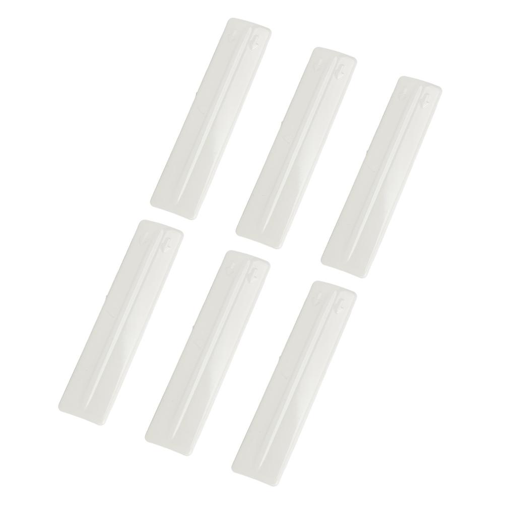 6 шт. Съемная крышка багажника на крышу Высокопрочный АБС-пластик Молдинг водосточного желоба крыши Набор зажимов для Fj Cruiser 2007-2014 Белый OE: