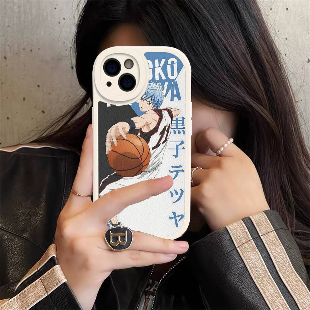 Чехол для телефона Kuroko's Basketball для iPhone 16 15 14 13 12 11 Pro Max Plus Мягкая кожаная крышка
