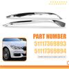 For BMW 7 Series G12 G11 2016-2018 High Configuration Compatible 51117369893 51117369894 Front Bumper Grille Molding Trim
