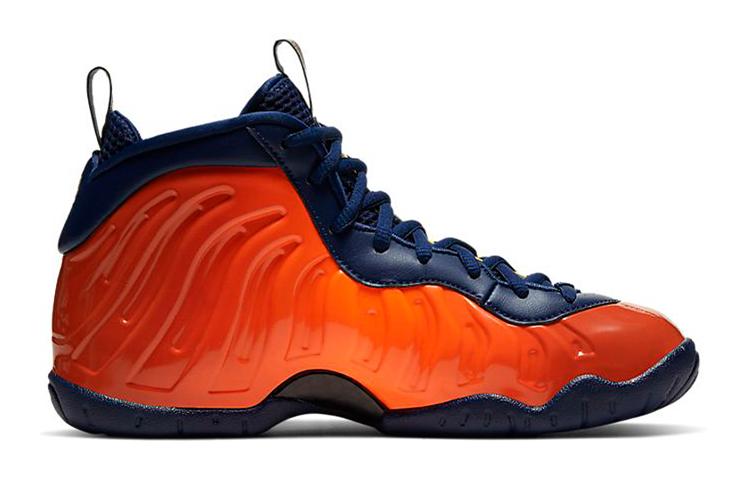 Nike Air Foamposite One Blue Void Rugged Orange GS 644791-407