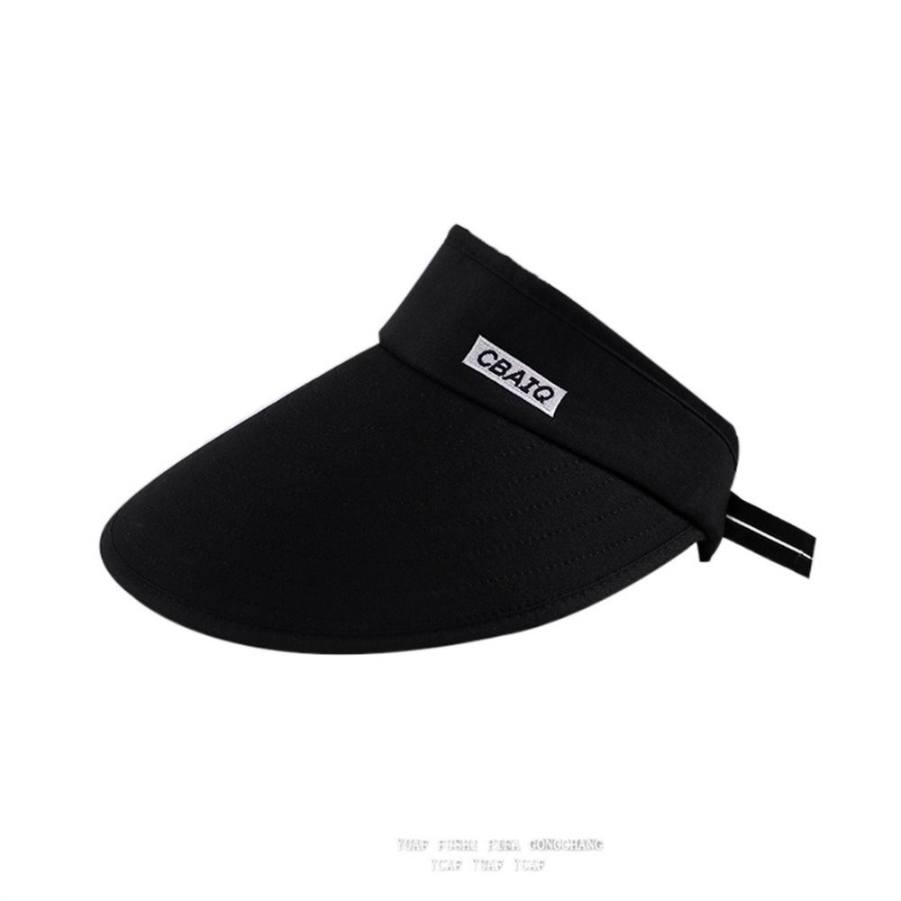 Beach Sunscreen For Women Wide Brim UV Protection Empty Top Hat Korean Style Hat Women Cap Sun Hat