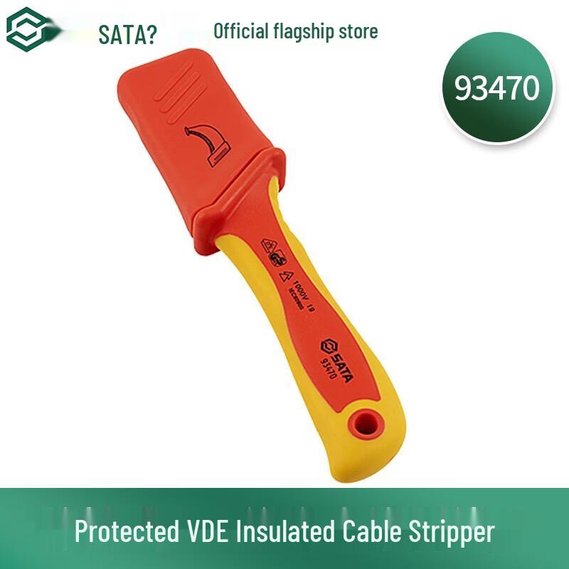 SATA 93471 VDE Изолированный нож для снятия изоляции с кабеля