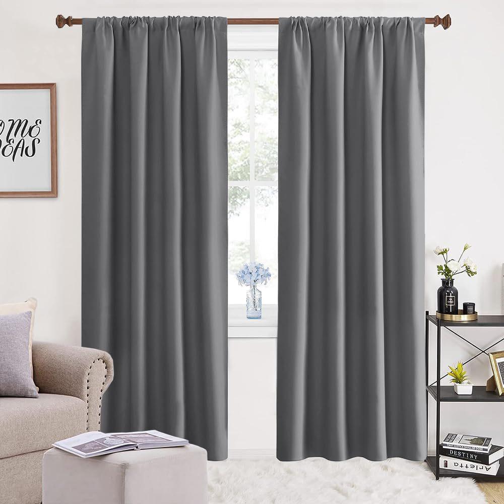 Плотные светонепроницаемые шторы с теплоизоляцией для спальни или балкона, дизайн с кулиской