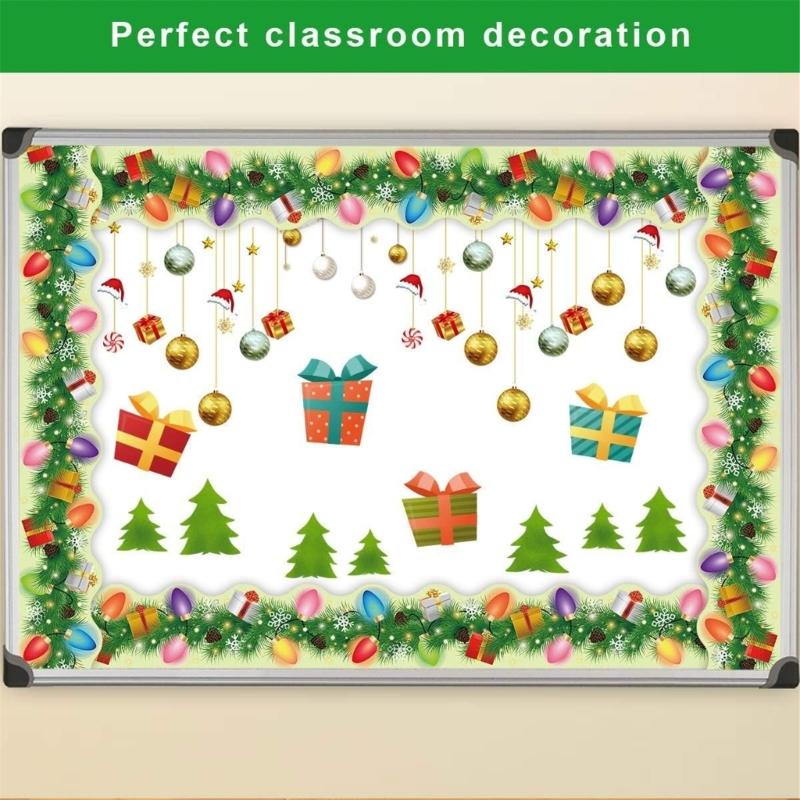 Bulletin Board Borders Christmas Bulletin Board Border Classroom Borders Colorful Border Trim for School Decorations