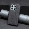 For Honor X8b 4G Phone Cases Wallet Stand Geometry Imprint Leather Cover