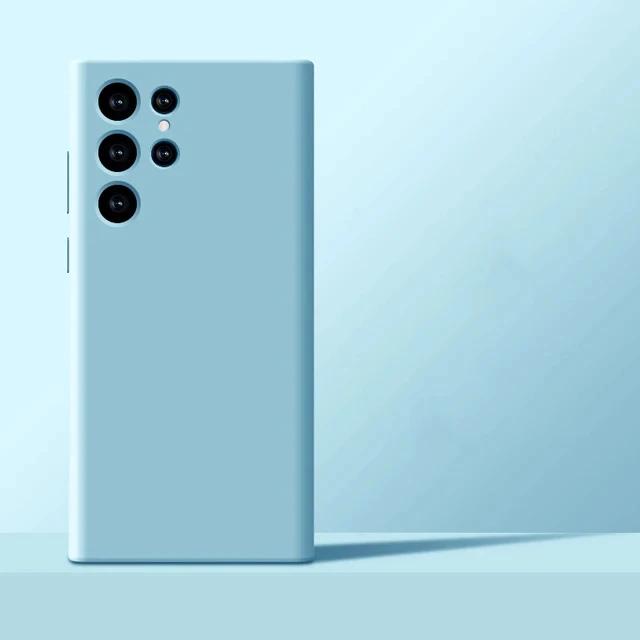 New Upgraded Liquid Silicone Phone Cases For Samsung Galaxy S24 S23 S22 S21 S20 Ultra Plus A34 A54 5G Case Soft Shockproof Cover