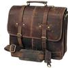Vintage Handmade Leather Messenger Bag for Laptop Briefcase Best Computer Satchel Distressed Bag